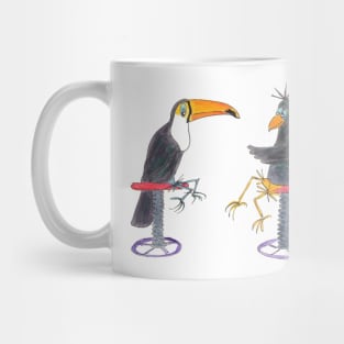 Crow Meets Toucan Mug